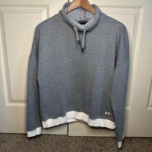 Under Armour Women's Loose Fit Funnel Neck Sweatshirt - Size Large